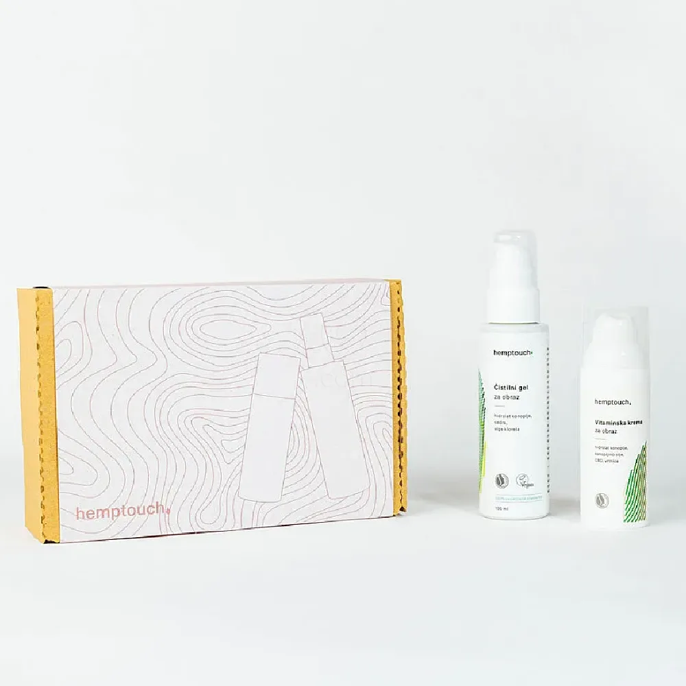 Hemptouch, negovalni duo za mladostno kožo (50 ml + 100 ml)